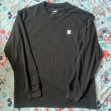THE NORTH FACE 블랙 롱 슬리브 티셔츠 XL