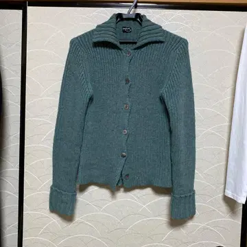 마가렛호웰 그린 리브 스웨터 긴팔