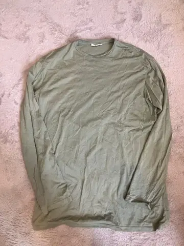 RIER 코튼 롱 슬리브 티셔츠