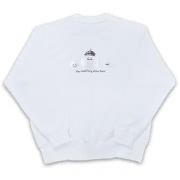 드래곤 퀘스트 SHIPS 콜라보 맨투맨 화이트