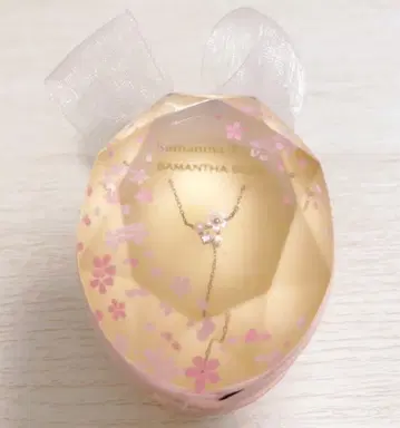 케이스 포함 Samantha Tiara 사만다 티아라 벚꽃 목걸이
