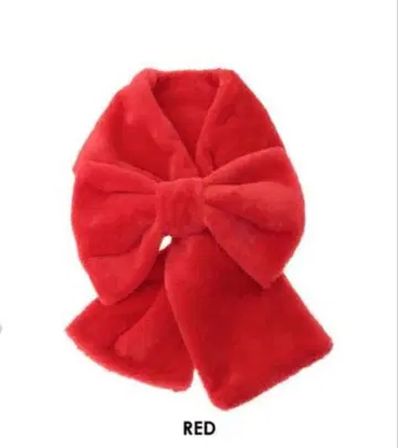 캔디 스트리퍼 빅 리본 머플러