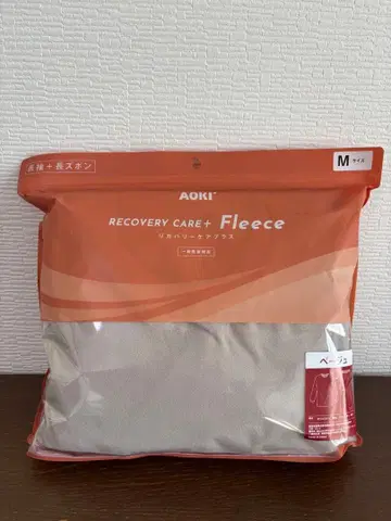 AOKI 리커버리 케어+ 플리스 M 사이즈 베이지