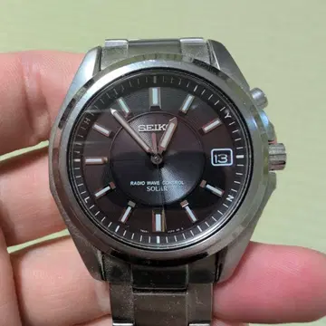 SEIKO 솔라 전파 시계 블랙