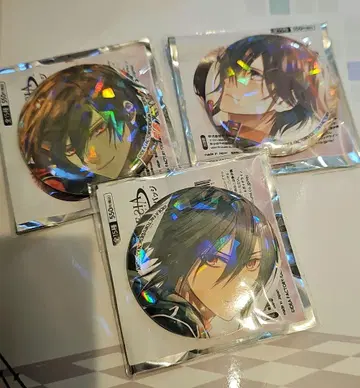 AMNESIA 아무네시아 신 홀로그램 캔뱃지 초레어 3개