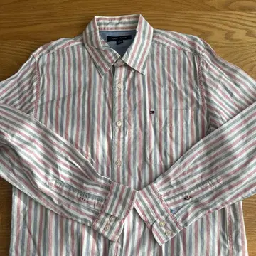 타미힐피거 와이셔츠 스트라이프 셔츠 긴팔