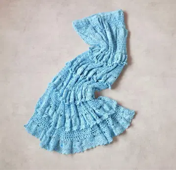 빈티지 크로셰 뜨기 스커트