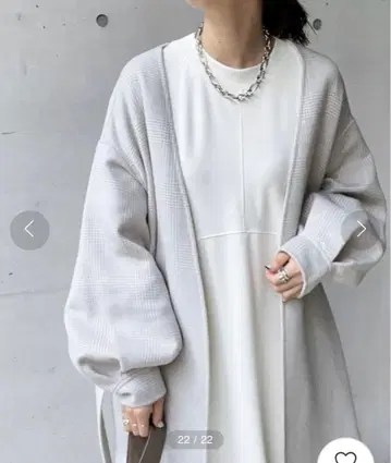 DouDou 리버 소매 볼륨 코트