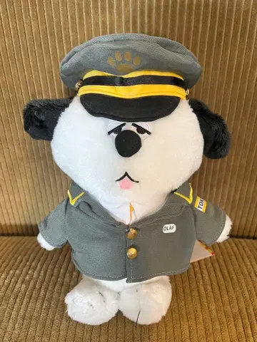 스누피 타운샵 오리지널 도쿄역장 올라프 봉제 인형