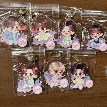 BTS 아크릴 키링 ot7