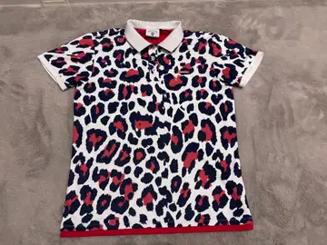 Russeluno 레오파드 무늬 피케 셔츠