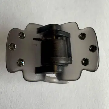 컴플렉스 비즈 헤어 클립 그레이 1개