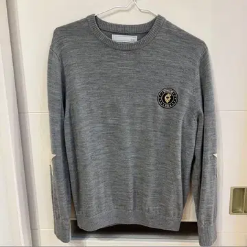 V12 스웨터 울 100% M 사이즈 V TWELVE 니트 그레이