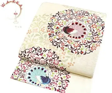 WAKKA 꽃 공작 교토 후쿠로 오비