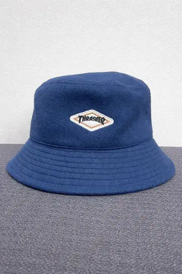 THRASHER 네이비 버킷햇