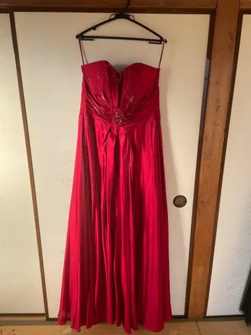 AIMER 빨간색 롱 드레스 13