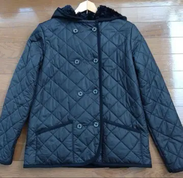 매킨토시 퀼팅 코트 보아 안감 퀼팅 더블 자켓 38