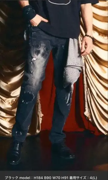 RE: Number (N)ine 테이퍼드 데님 팬츠