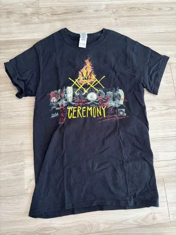 King Gnu CEREMONY 그래픽 T셔츠 S사이즈 블랙