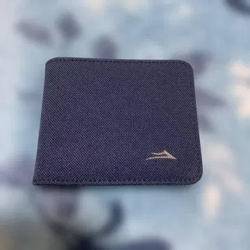 네이비 접이식 지갑 합성 피혁