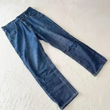 W flags 데님 팬츠 청바지 바지 스트레치 네이비 L