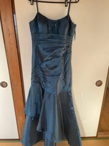 에메 다크 블루 플레어 스커트 드레스 사이즈 13