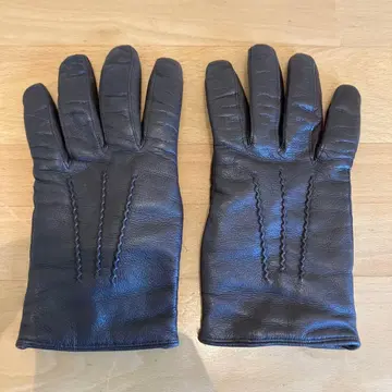 천연 가죽 다크 브라운 장갑 사이즈 8 이탈리아제