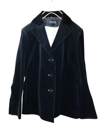 리츠코 시라하마 테일러드 벨로아 자켓