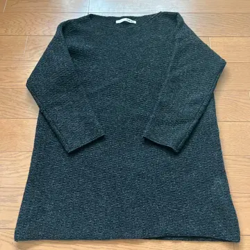 [ 새상품급 ] evameva 에붐에바 울 니트 블랙