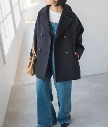 [택 포함 새상품] TICCA 티카 피코트 네이비