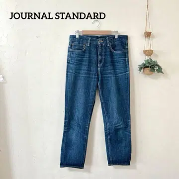 저널 스탠다드 테이퍼드 데님 일본제 사이즈 38 인디고