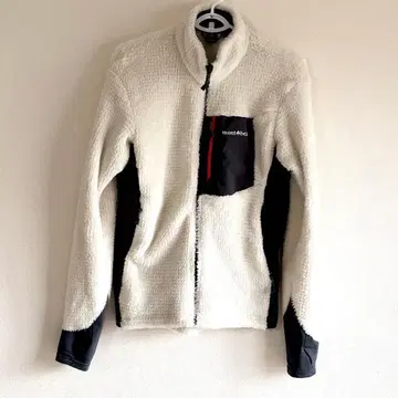 mont-bell 플리스 자켓 M 화이트/블랙 클라이마에어