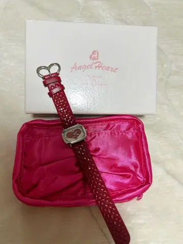 Angel Heart 레드 뜨개질 시계 박스 포함