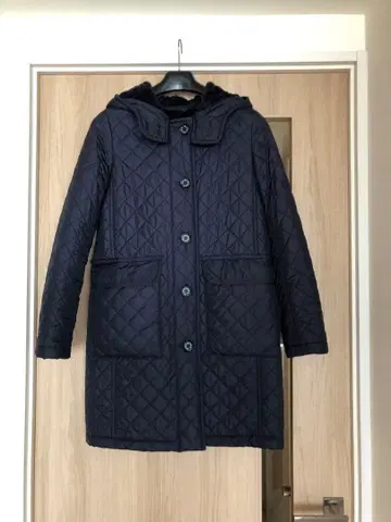 MACKINTOSH LONDON 네이비 퀼팅 다운 코트 38