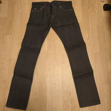 스컬 버튼 미사용 데님 31인치