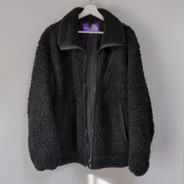 THE NORTH FACE 퍼플 라벨 블랙 플리스 자켓
