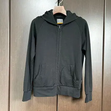 Icebreaker 더블 집업 후드티 ( S 사이즈 ) 블랙