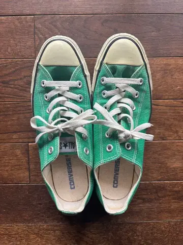 CONVERSE 그린 로우컷 스니커즈