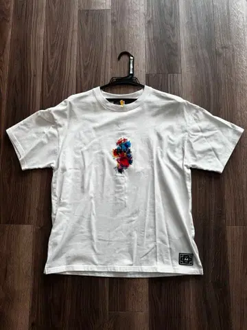 컬러풀 스플래쉬 프린트 T셔츠