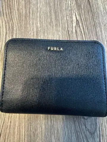 FURLA 블랙 접이식 지갑