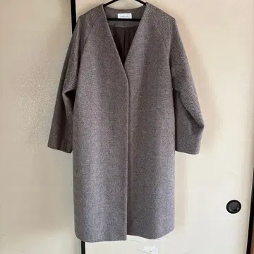 컨디션 최상 글로벌 워크 롱 코트 브라운 계열