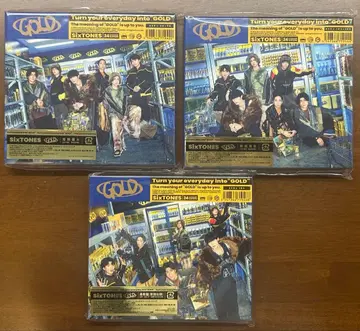 SixTONES GOLD 3 형태 세트