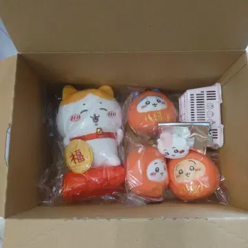 치이카와 봉제 인형 초복 달마가 되어버렸다 얼굴 배치 미니 바스켓