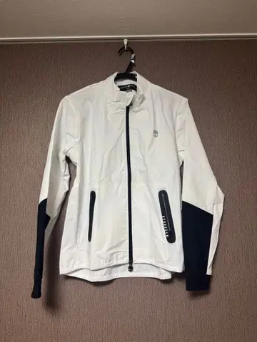 HYDROGEN 풀 지퍼 자켓 화이트/네이비