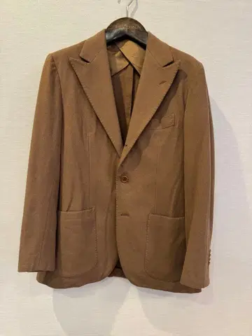 Sartorio 카멜 캐시미어 자켓