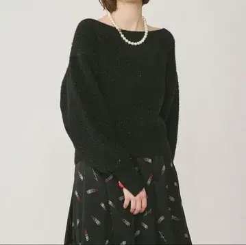 그레이스 콘티넨탈 라메 니트 스웨터