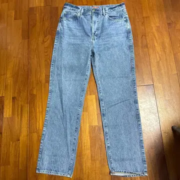 NEEDBY 빈티지 라이트 블루 스트레이트 데님