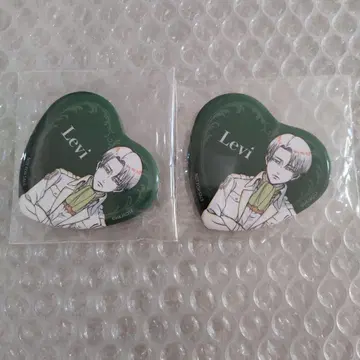 진격의 거인 리바이 하트 캔뱃지 위트 스튜디오 구매 혜택 2개