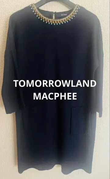 [ TOMORROWLAND/MACPHEE ] 원피스 네이비 M