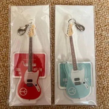스타레비 카나메 기타 모양 아크릴 키링 2색 세트